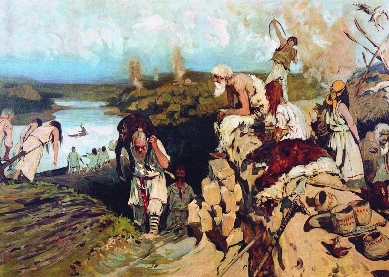 Vita degli Slavi orientali, 1907-1909 da Sergej Vasilevic Ivanov