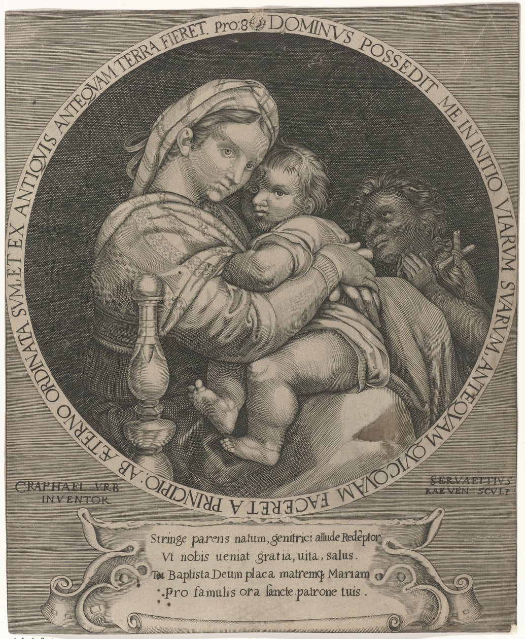 Madonna della sedia da Servatius Raeven