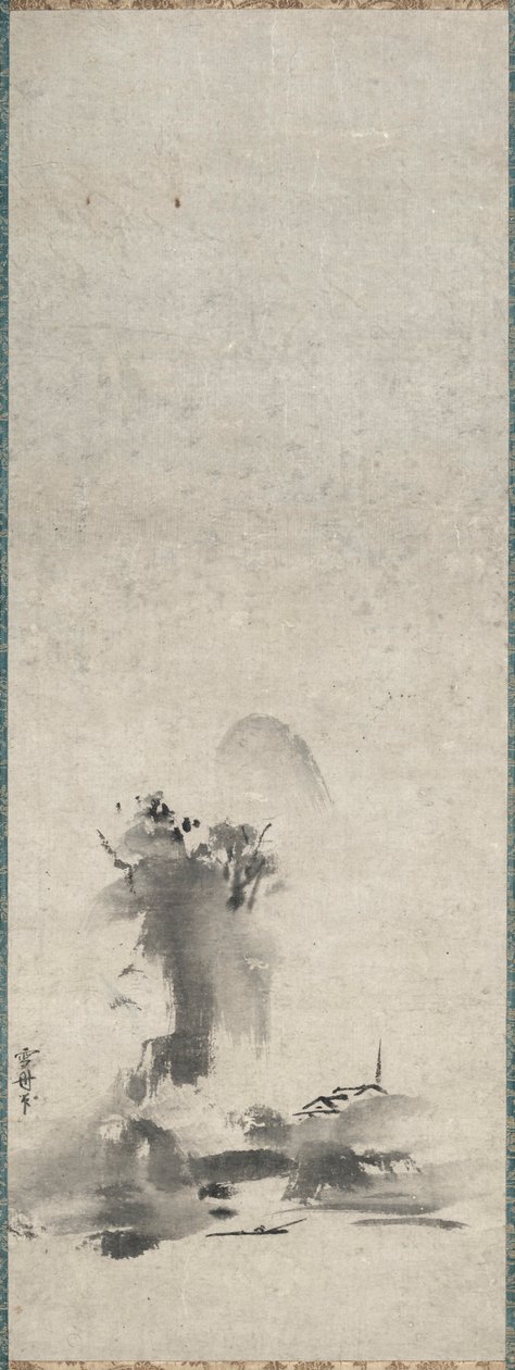 Haboku, Paesaggio a inchiostro spruzzato, 1400-primi 1500 da Sesshû Tôyô