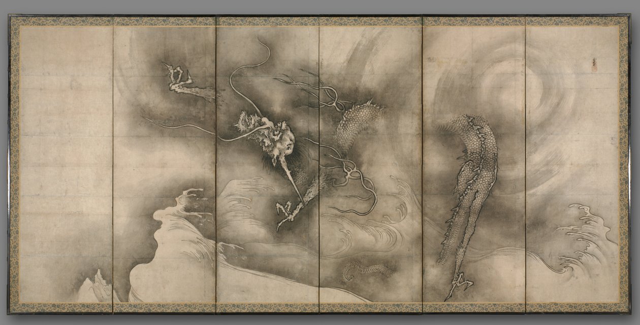 Drago e tigre, 1500s da Sesson Shkei