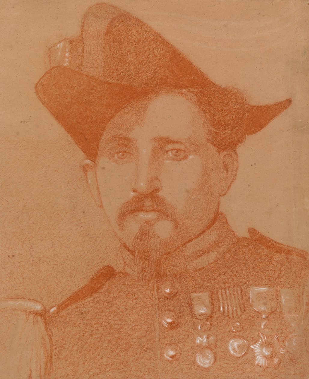 Ritratto di un soldato italiano da Severin Falkman