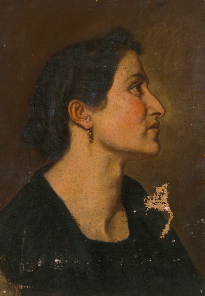 Donna di profilo da Severin Falkman