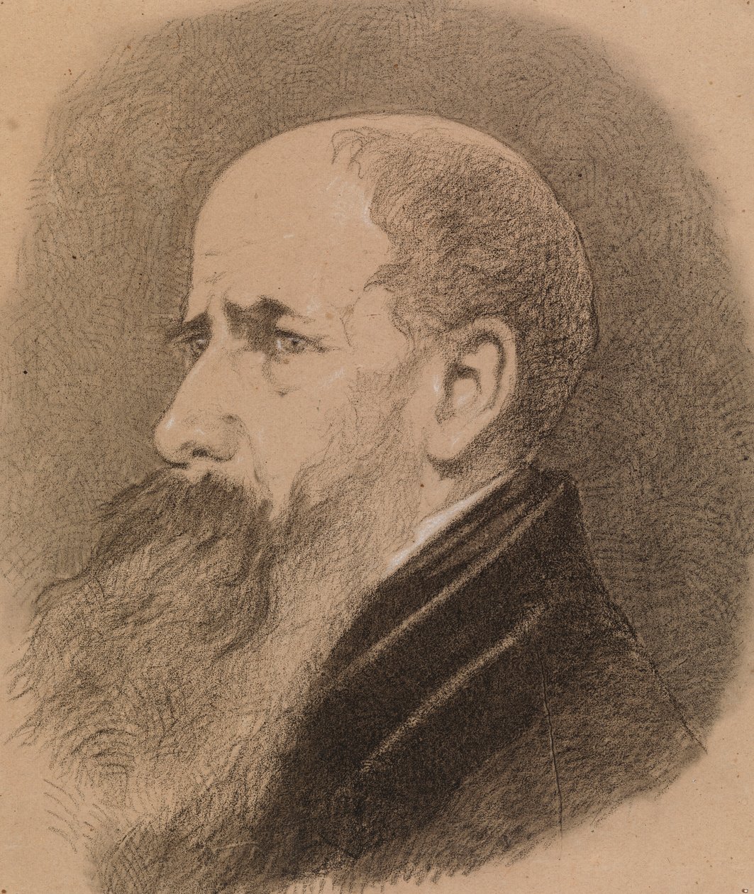 Ritratto di uomo barbuto da Severin Falkman