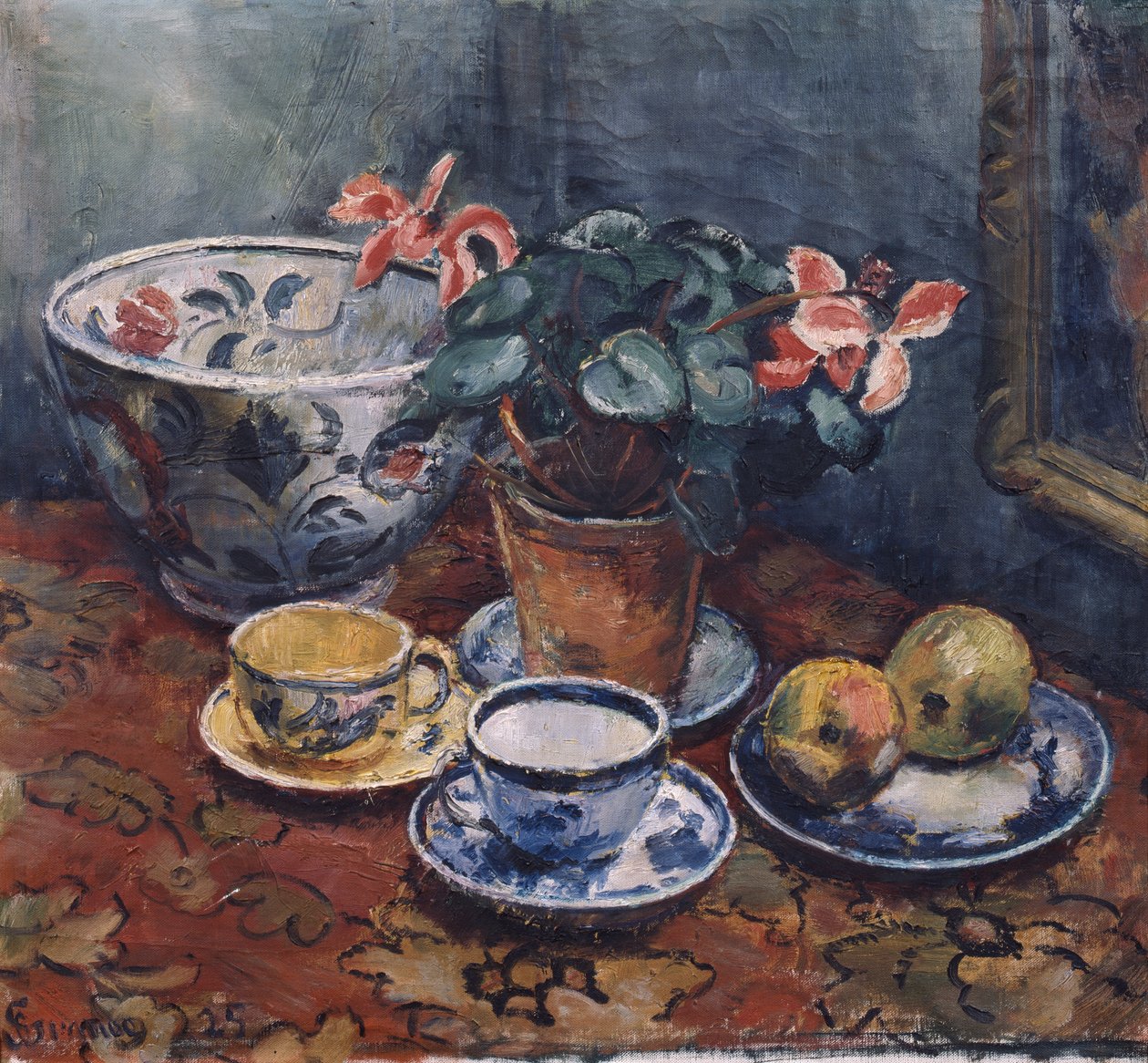 Tazza, fiori e frutta da Severin Grande