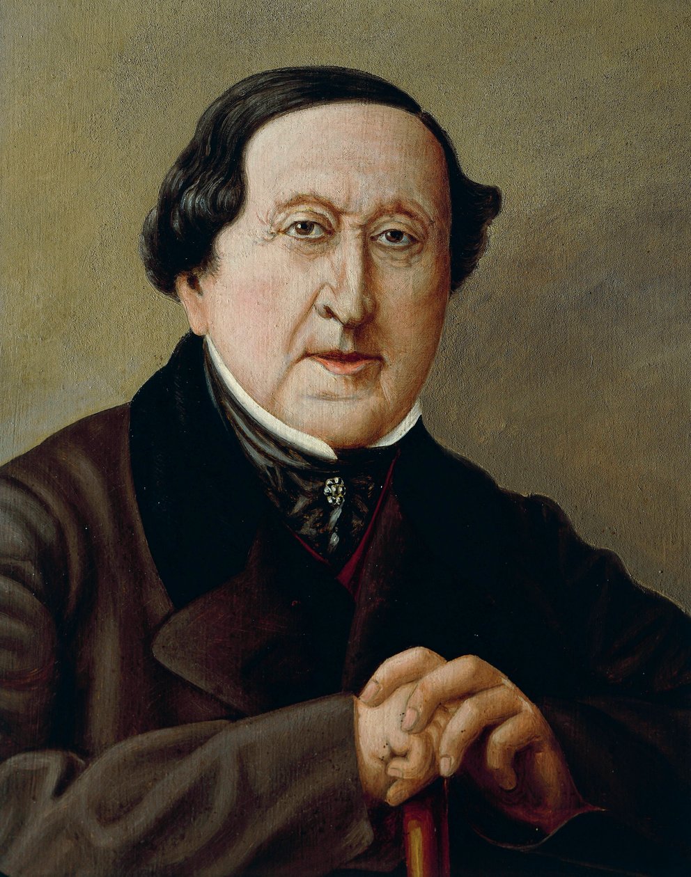 Italia, Ritratto del compositore italiano Gioacchino Rossini da Severini Severini
