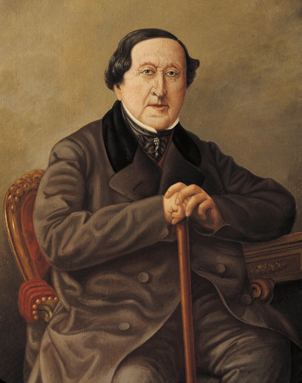 Ritratto del compositore italiano Gioacchino Rossini da Severini Severini