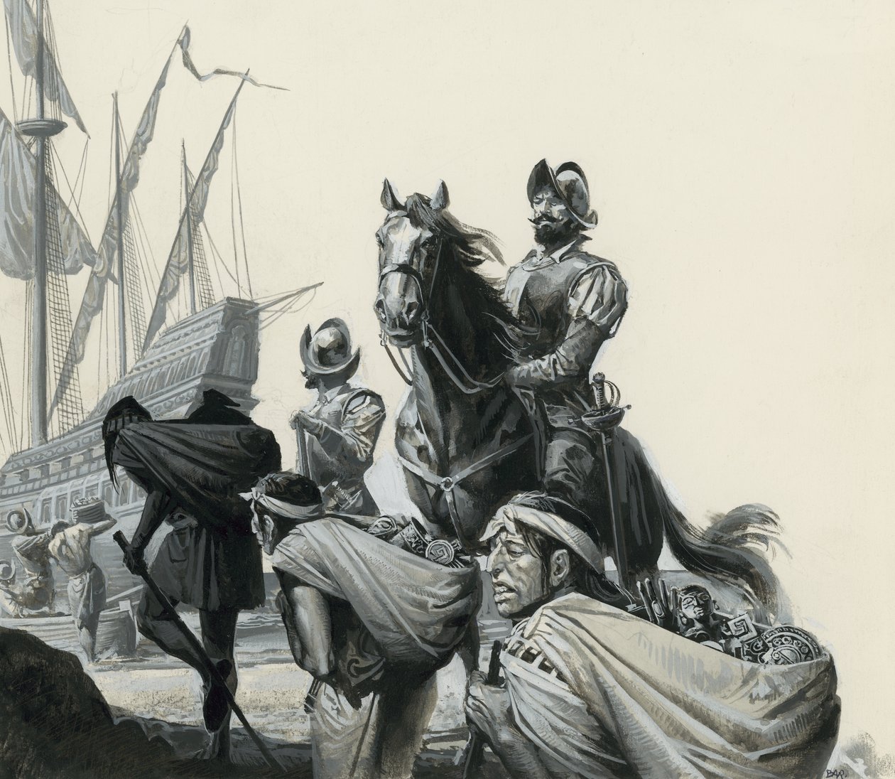 Francisco Pizarro e i suoi conquistadores da Severino Baraldi