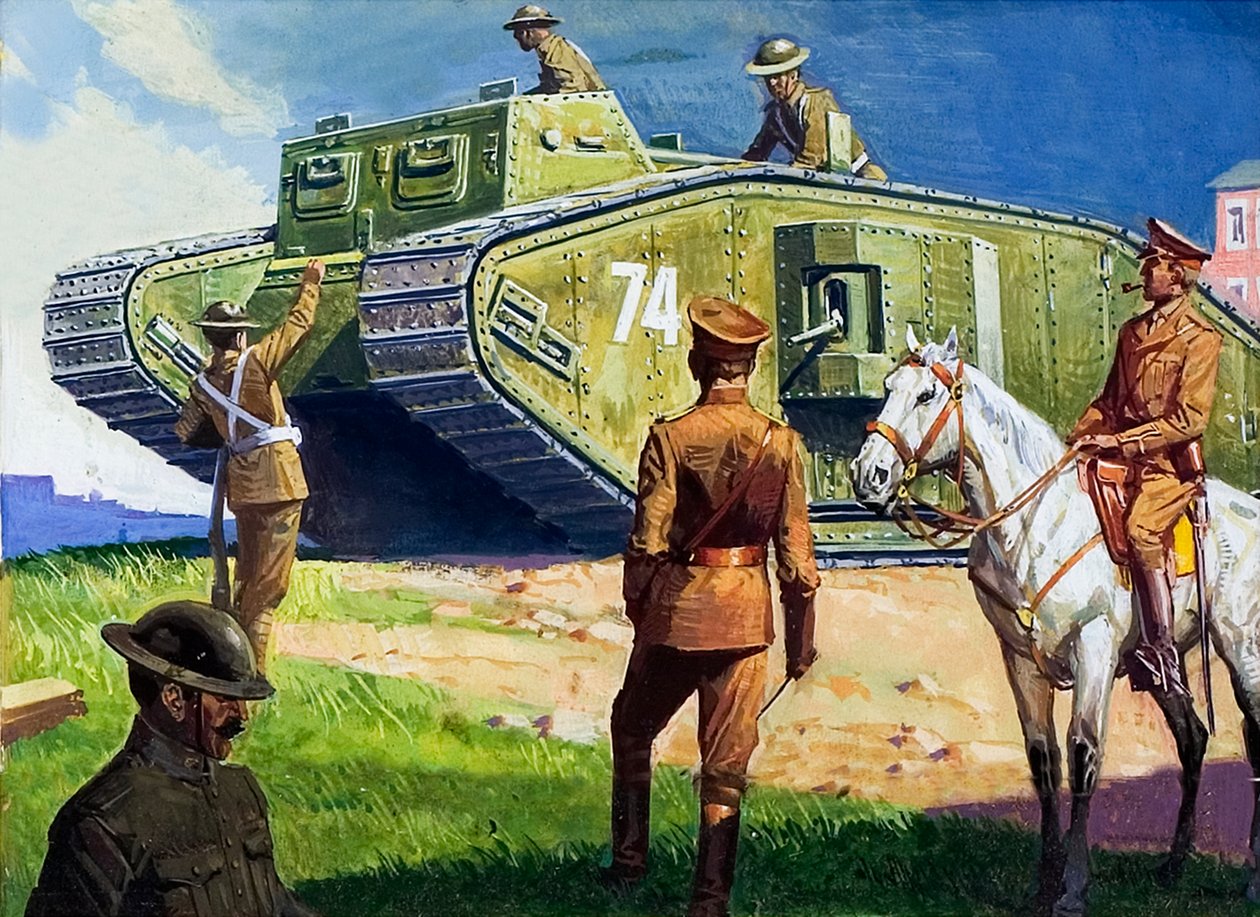 Carro armato sul fronte occidentale da Severino Baraldi