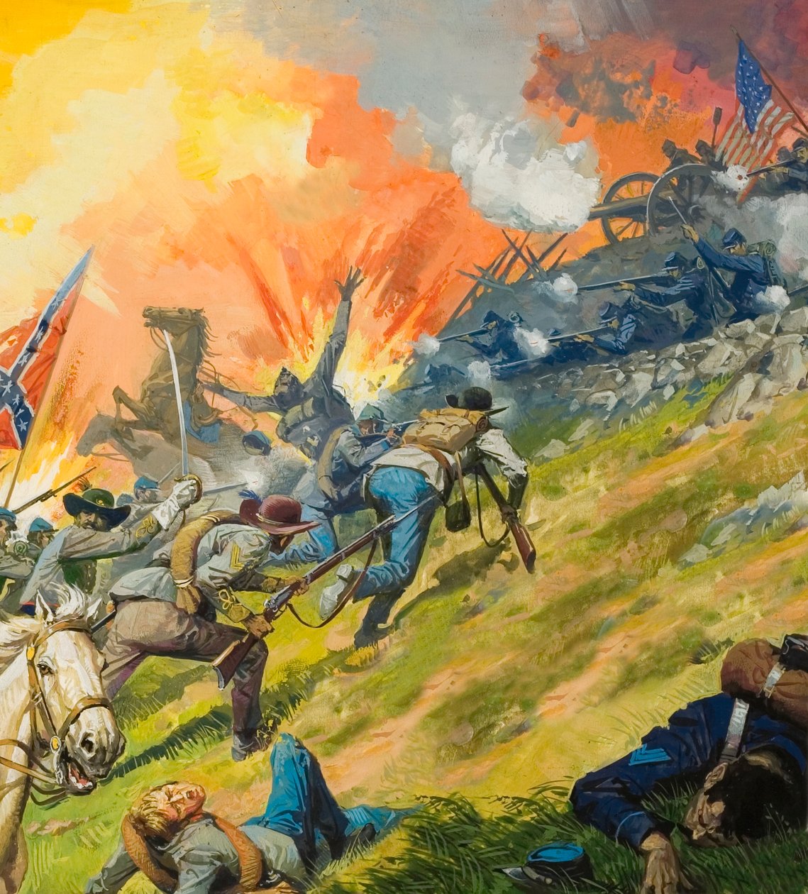 La battaglia di Gettysburg da Severino Baraldi