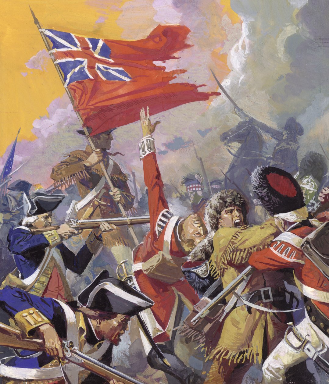 La battaglia di Saratoga da Severino Baraldi