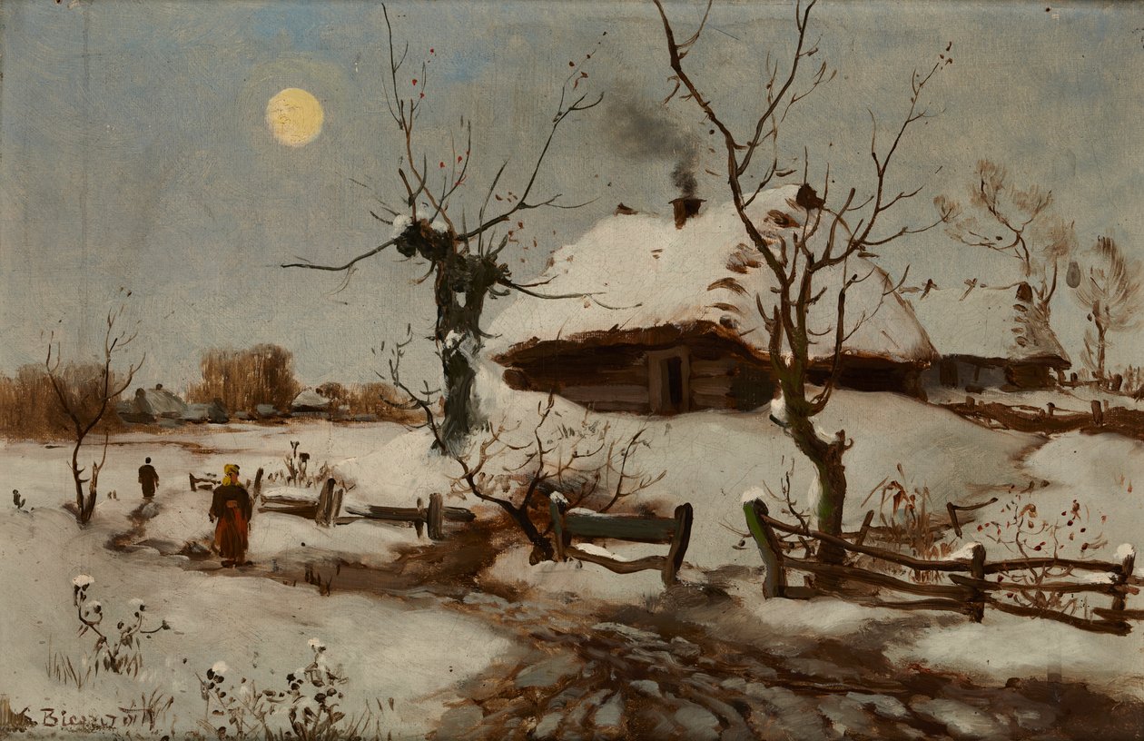 Cottage nella neve da Seweryn Bieszczad