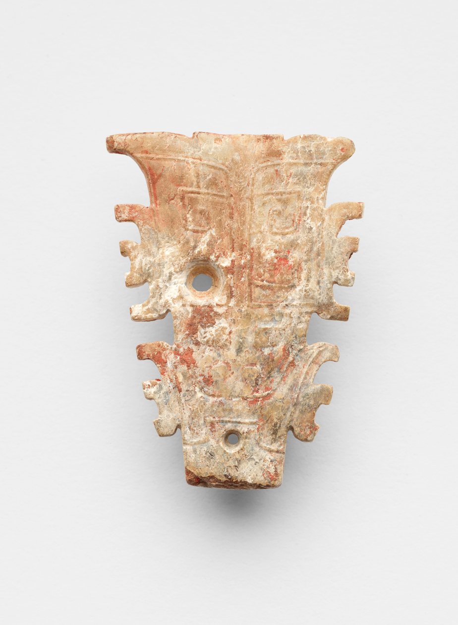 Pendente a forma di maschera, c.1300-c.1050 a.C. da Shang Dynasty Chinese School