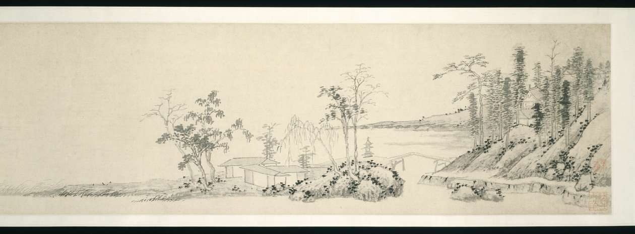 Ritorno al Lago di Pietra da Shen Zhou