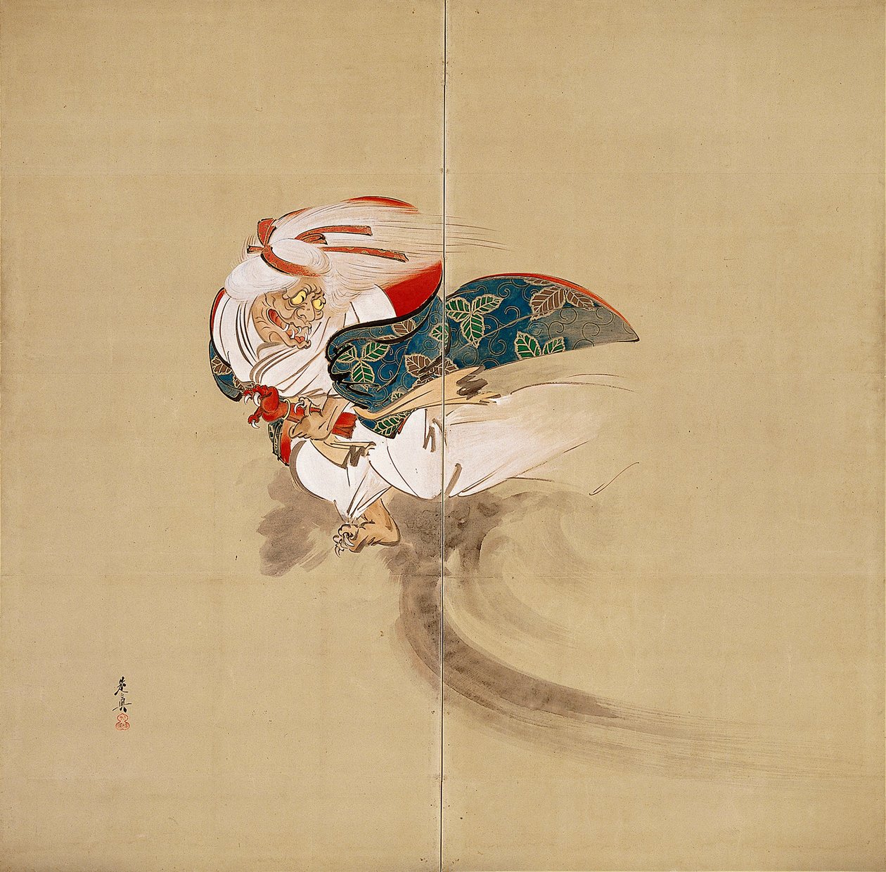 Ibaraki [parte destra di una coppia] da Shibata Zeshin