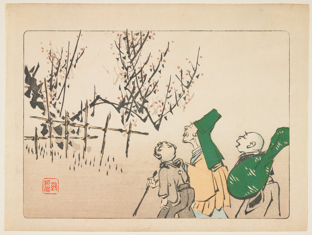 Fiori di susino da Shibata Zeshin