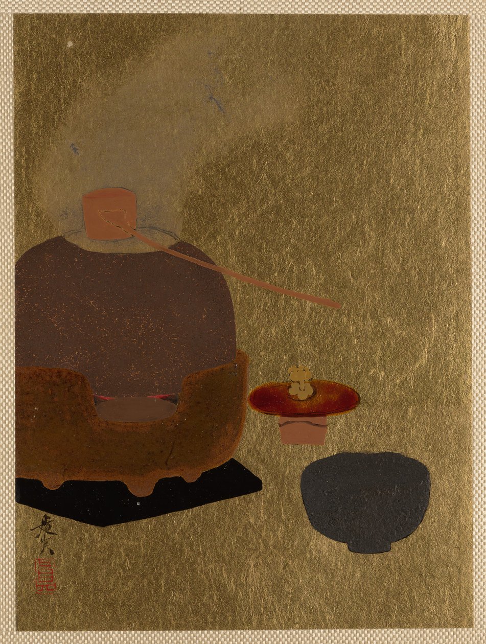 Apparato per la Cerimonia del Tè da Shibata Zeshin