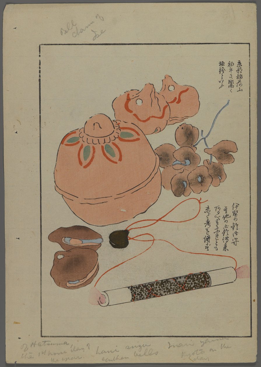 Giochi giapponesi, da Unai no tomo (Gli amici di un bambino) di Shimizu Seifu, 1891-1923. Campane, sonagli. da Shimizu Seifu