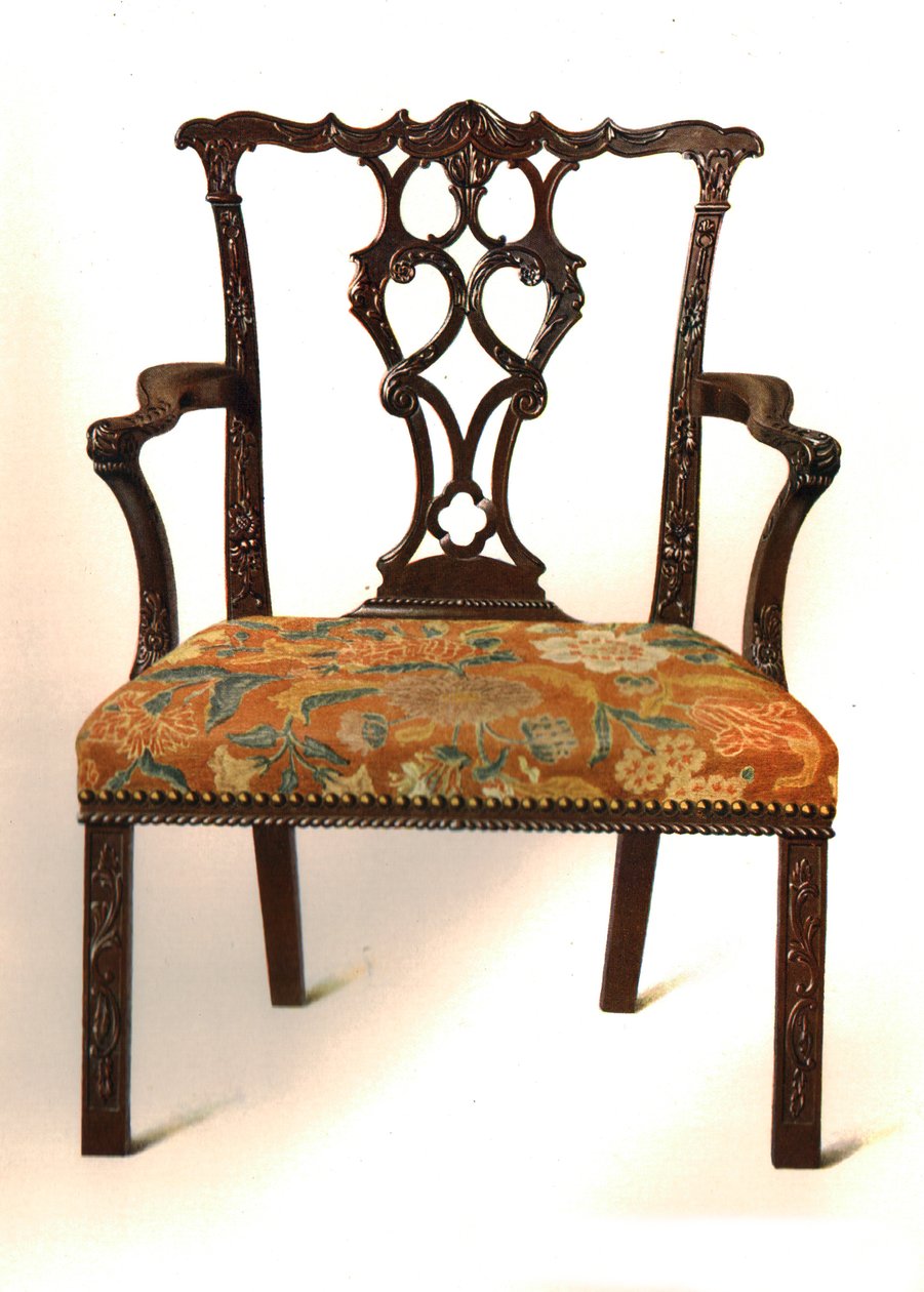 Sedia di mogano, 1906 da Shirley Charles Llewellyn Slocombe