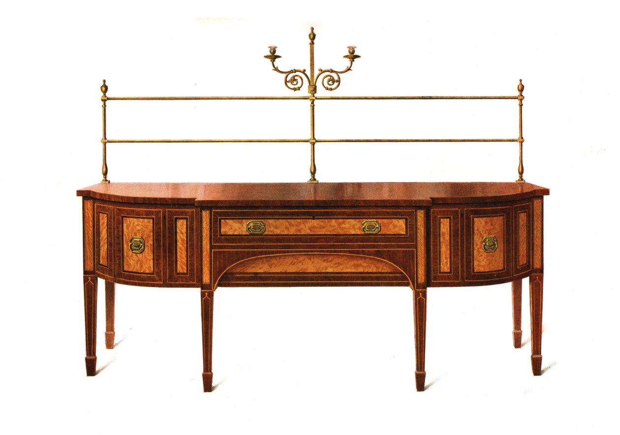 Credenza in legno di satin e mogano, 1907 1908 da Shirley Charles Llewellyn Slocombe