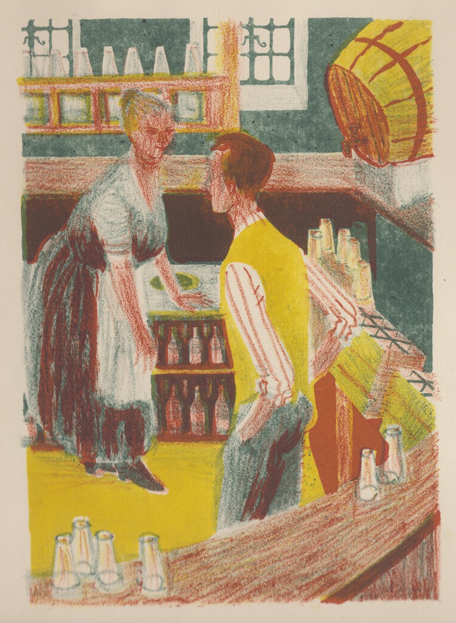 Dietro il bancone, 1952 da Shirley Markham