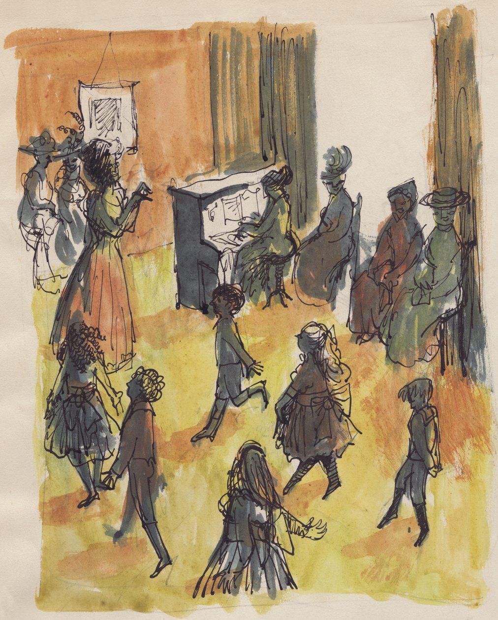 Classe di danza, c1950 da Shirley Markham
