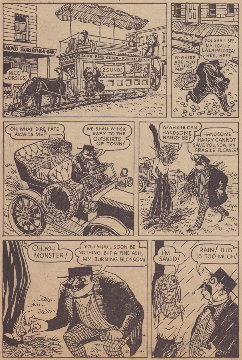Desperate Desmond, striscia a fumetti, c1955 da Shirley Markham