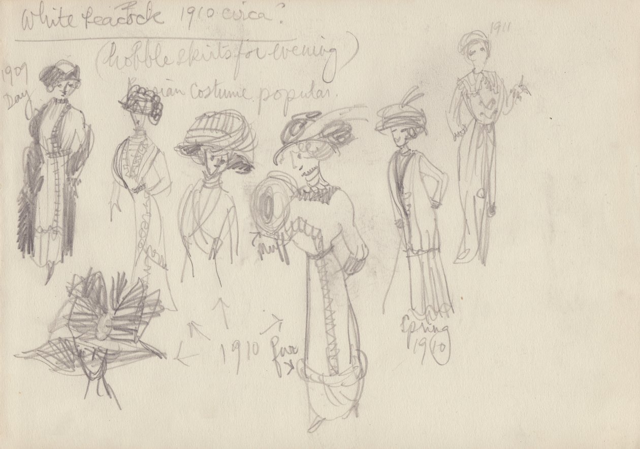 Costume storico, c. 1950 da Shirley Markham