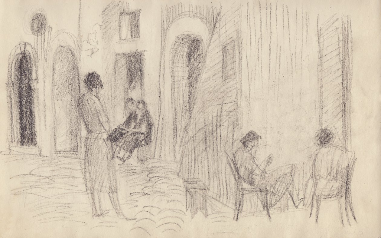 Scena di strada, Italia, c1950 da Shirley Markham