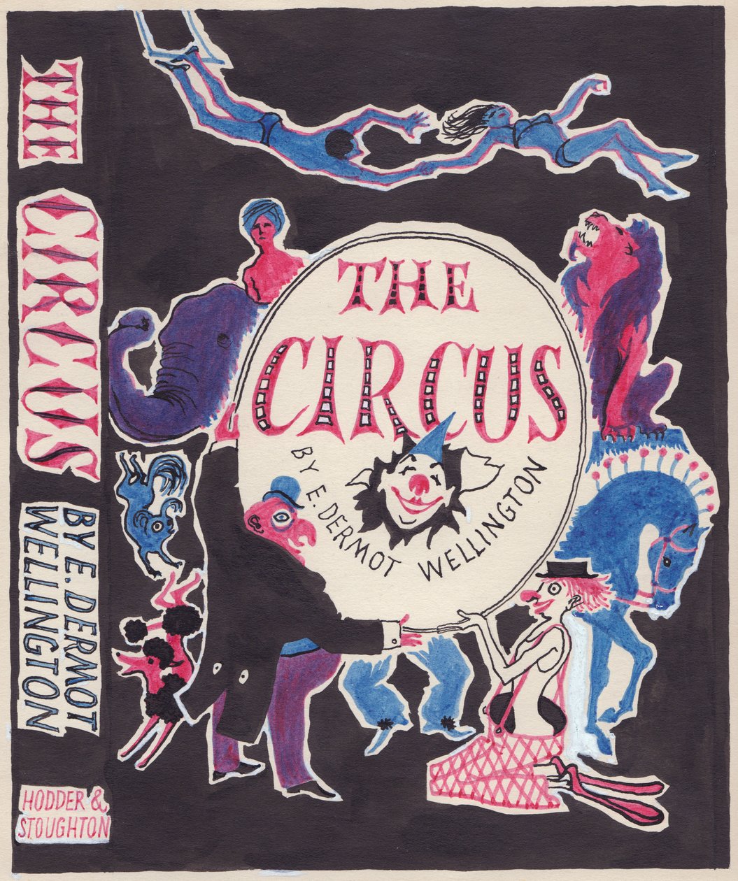 Il circo, bozza per una copertina di libro, c. 1950 da Shirley Markham