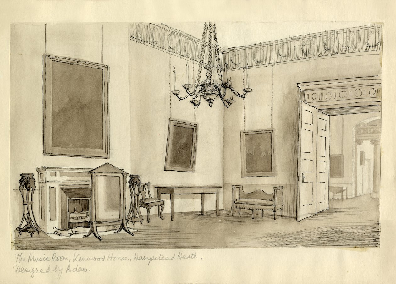 La Sala della Musica, Kenwood House, Hampstead Heath da Shirley Markham