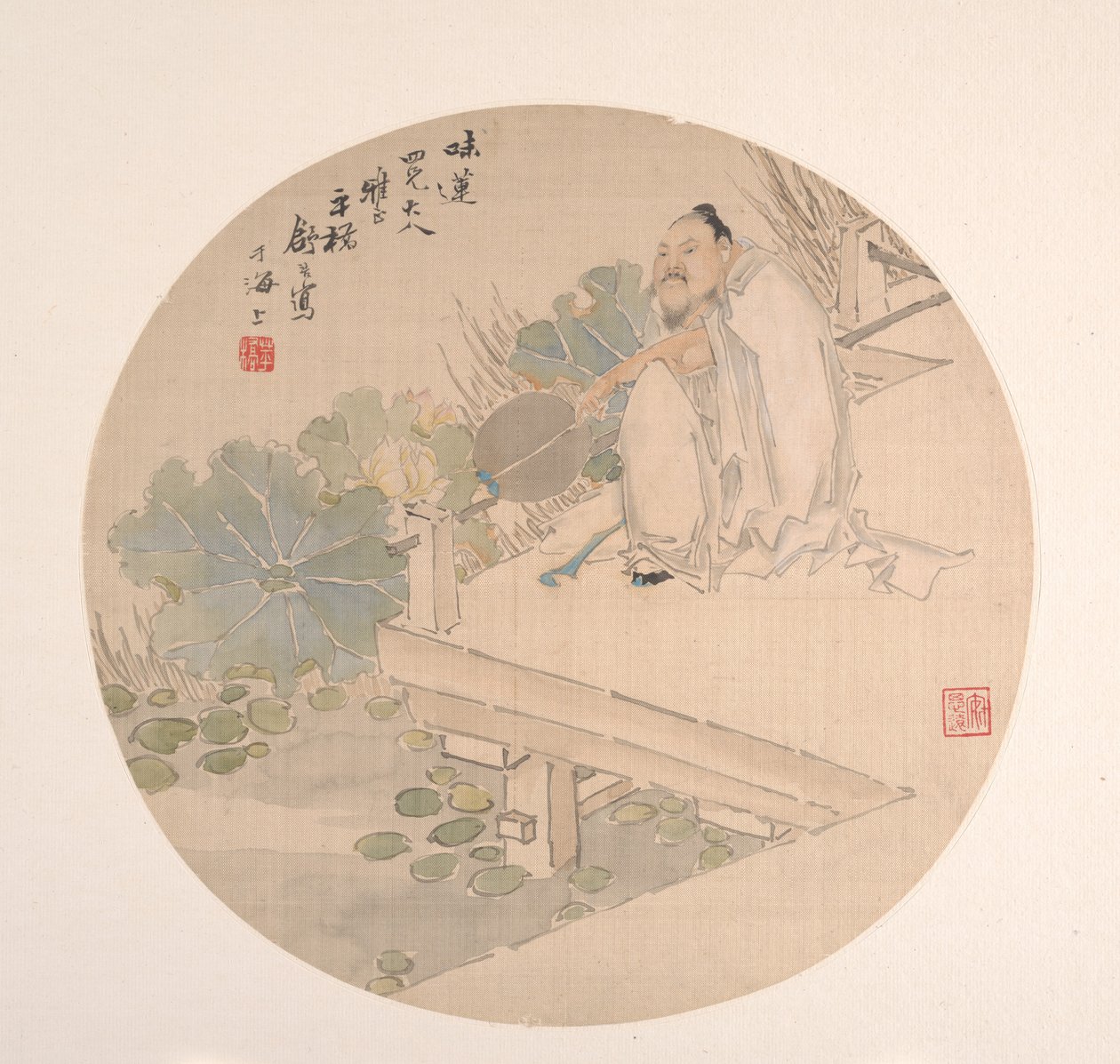Ammirando il loto da Shu Hao