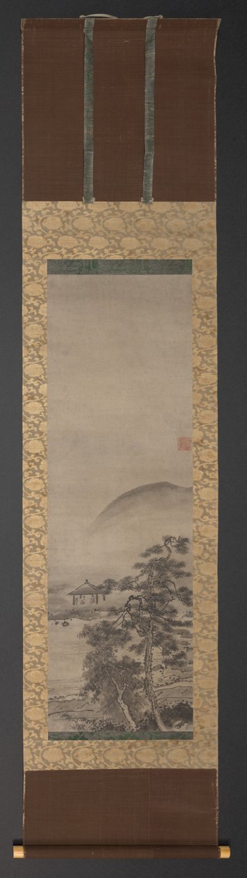 Paesaggi con figure (uno di una coppia) da Shugetsu Tokan