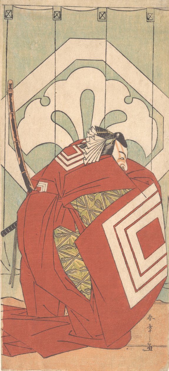 Ichikawa Danjuro V in un ruolo di Shibaraku da Shunsho