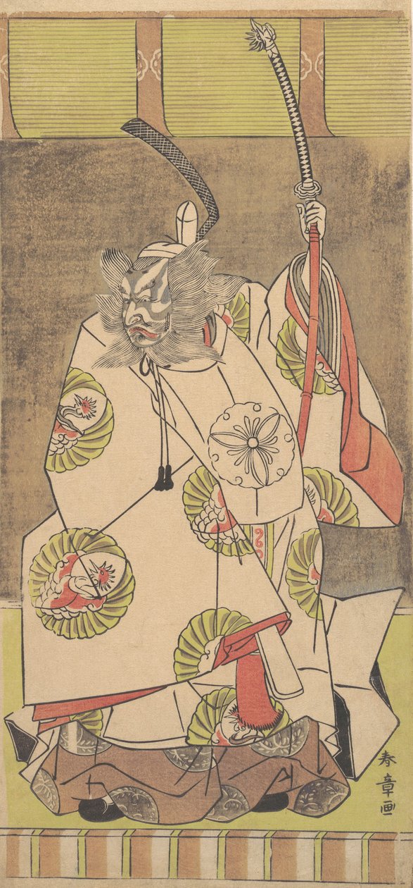 Attore Kabuki Ichikawa Danjuro IV da Shunsho