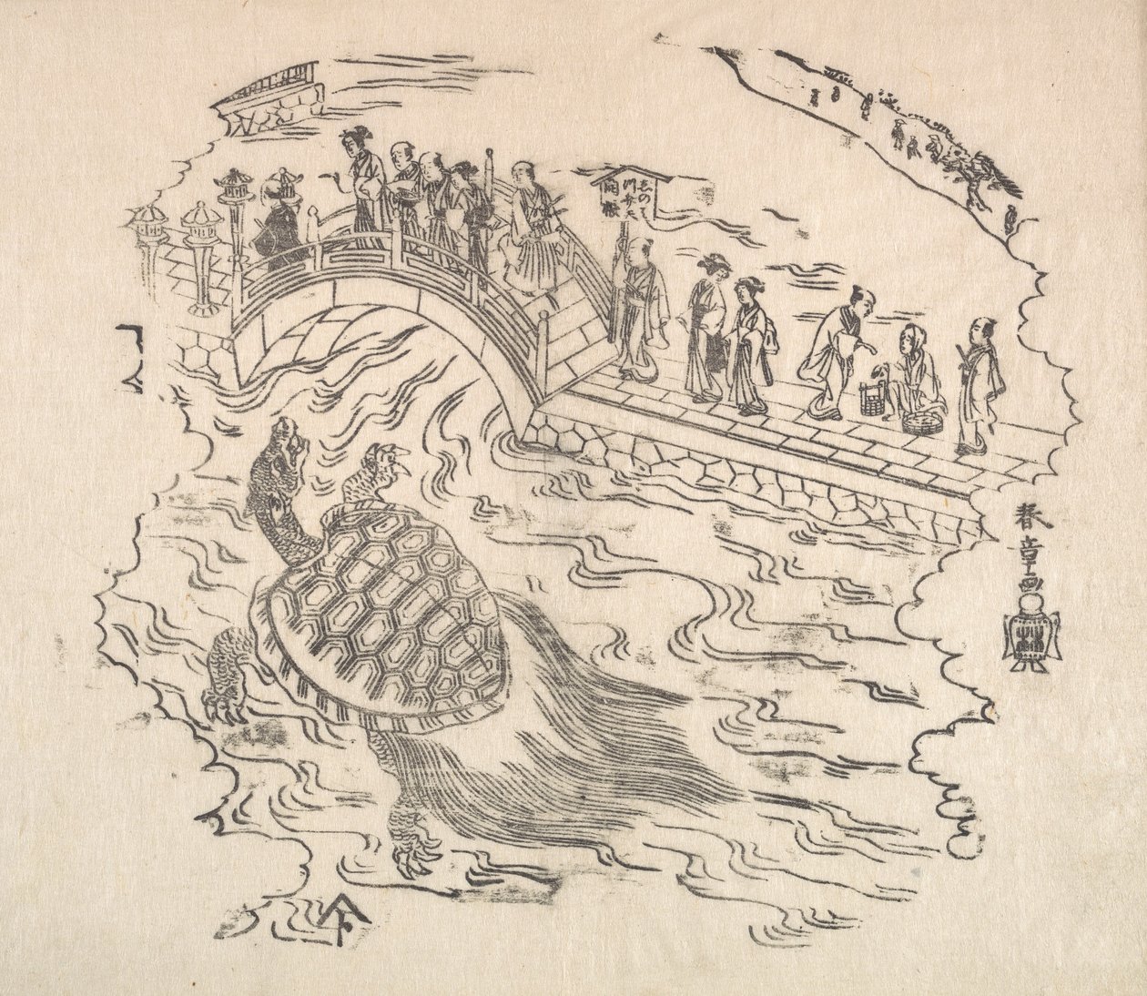 Shinabazu Benten Kaicho: Cerimonia di adorazione di Benten al Tempio di Shinabazu, XVIII secolo da Shunsho