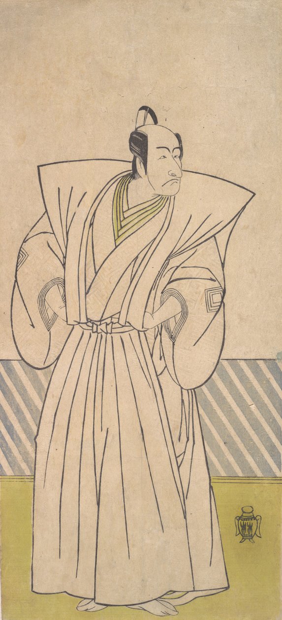 Il quinto Ichikawa Danjuro come samurai di alto rango da Shunsho
