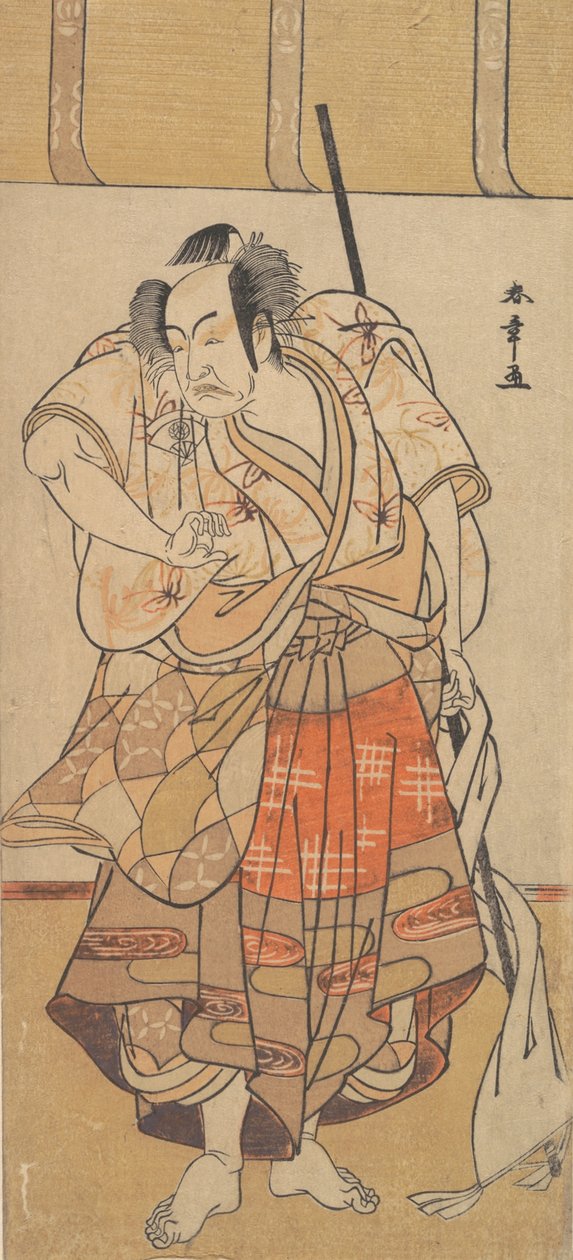 Il primo Onoe Kikugoro come uomo arrabbiato, ca. 1772 da Shunsho