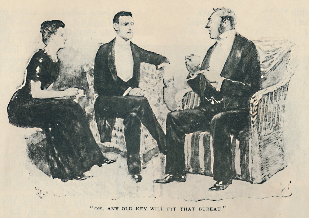 Oh, qualsiasi vecchia chiave si adatta a quel mobile, 1892 da Sidney Paget