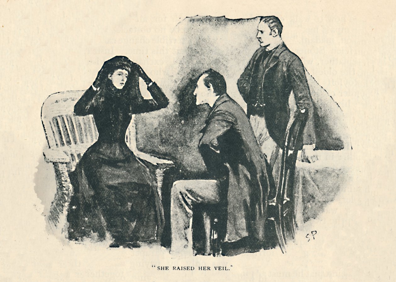 Lei sollevò il velo, 1892 da Sidney Paget