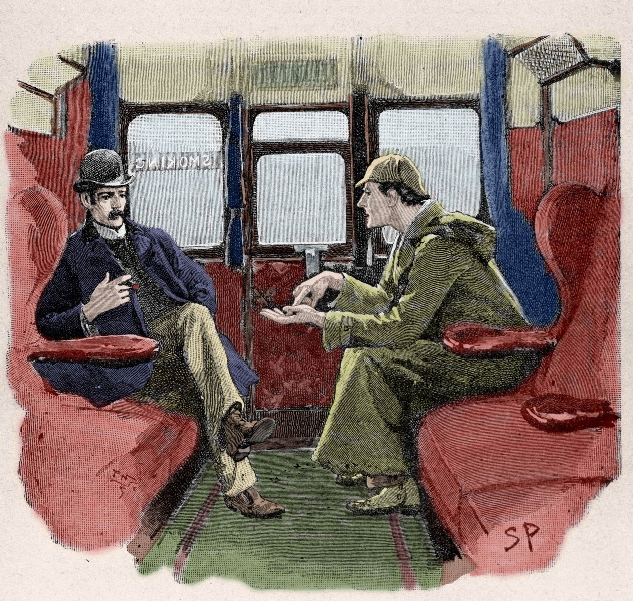 Silver Blaze: illustrazione di Sydney Paget di un