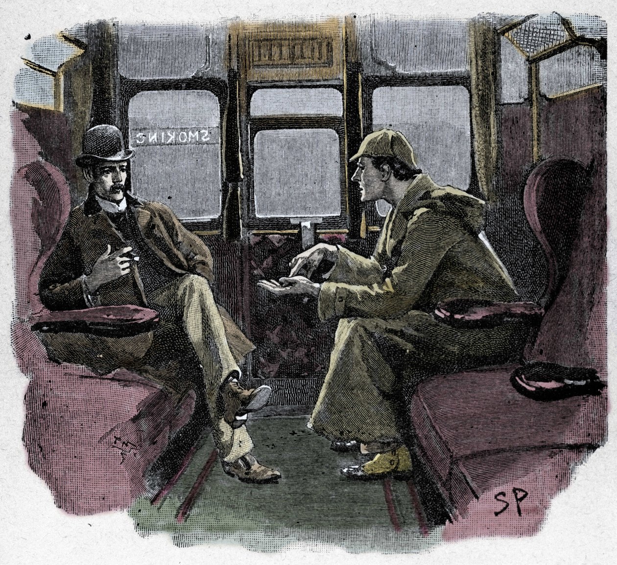 Silver Blaze: illustrazione di Sydney Paget di un