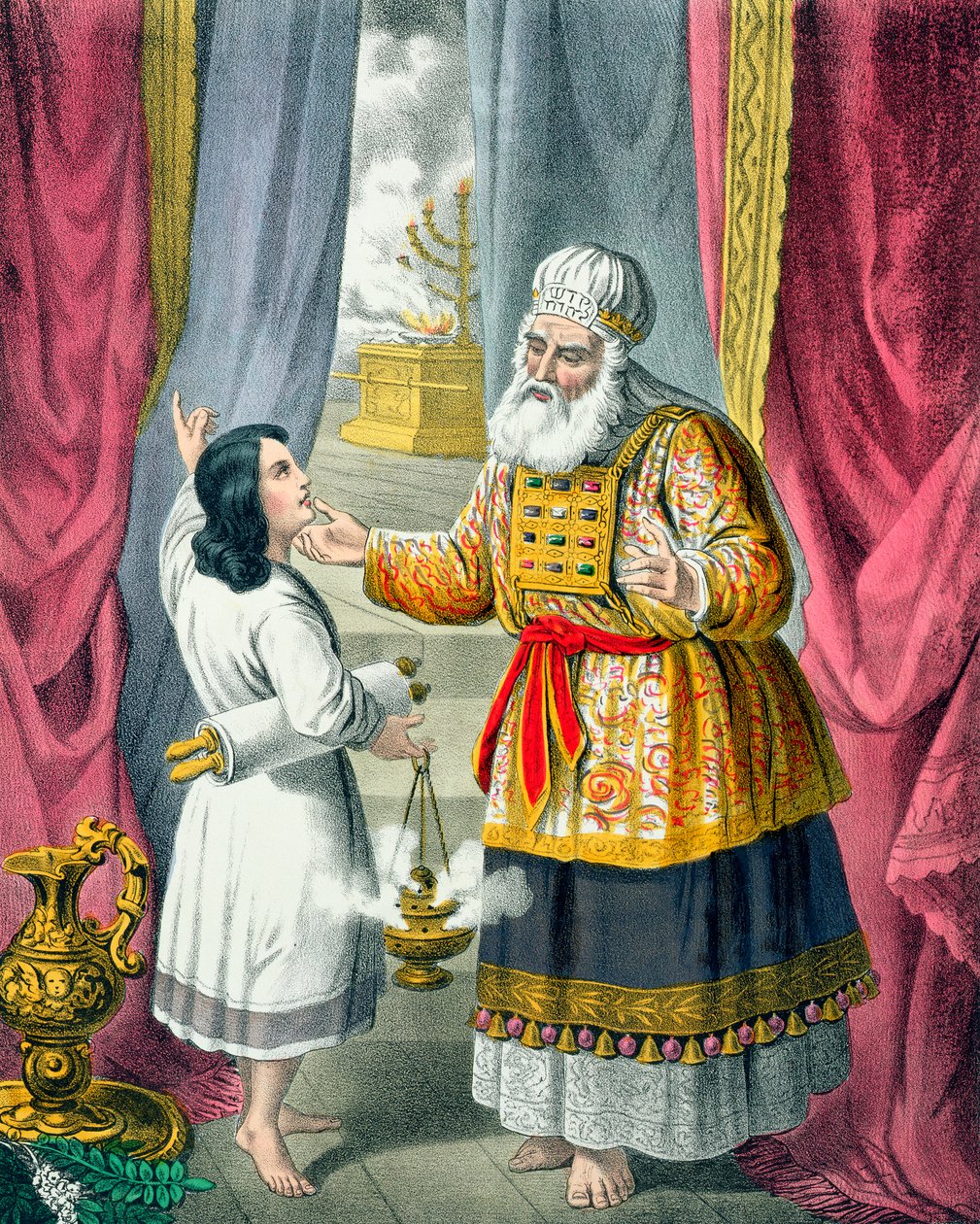 Eli interroga Samuele riguardo alla sua visione da Siegfried Detlev Bendixen