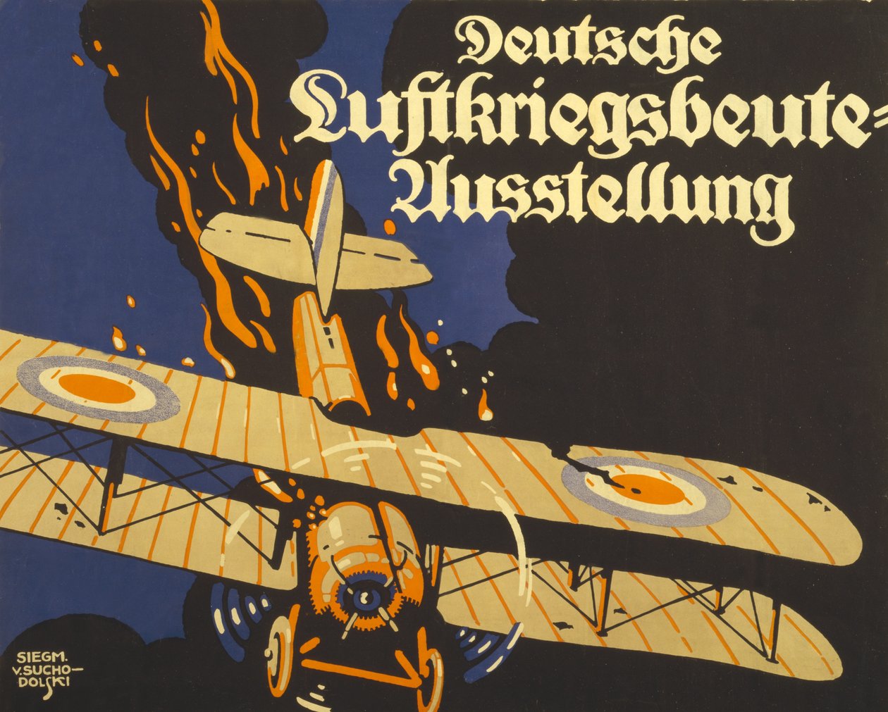 Mostra del bottino di guerra aereo tedesco da Siegmund von Suchodolski