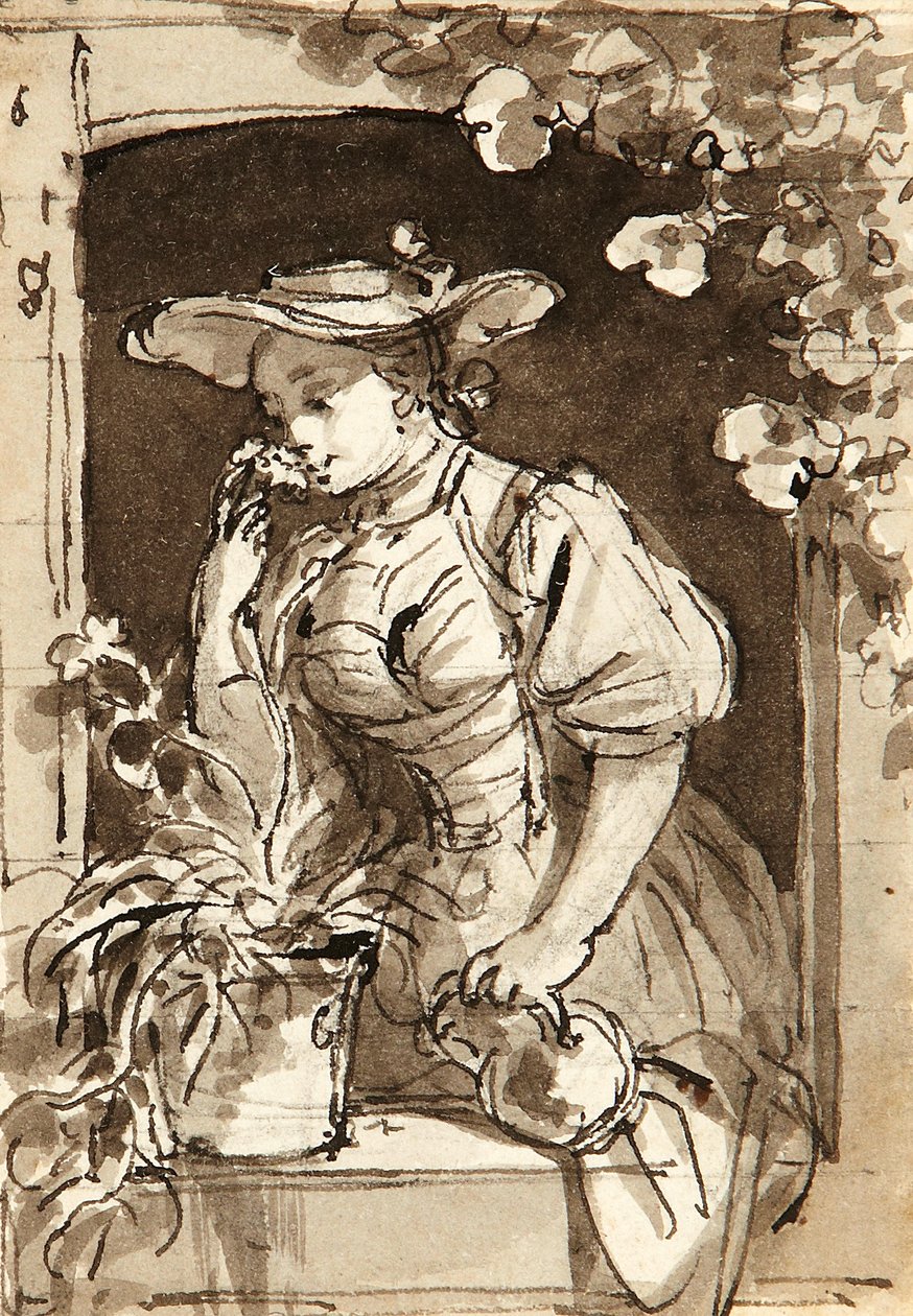 Ragazza in costume tradizionale bernese. da Sigmund Freudenberger