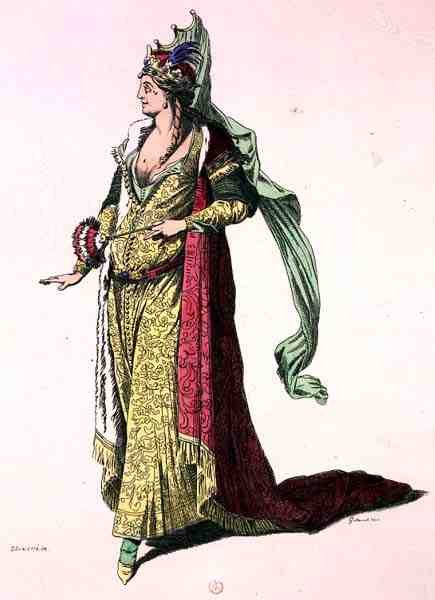 Costume teatrale, facsimile di A. Guillaumot Fils da Silvestre (after)