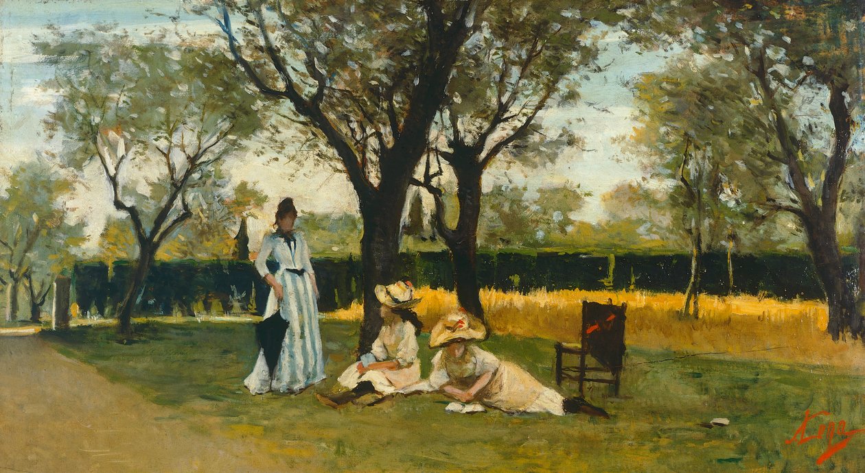 Alla villa di Poggio Piano da Silvestro Lega