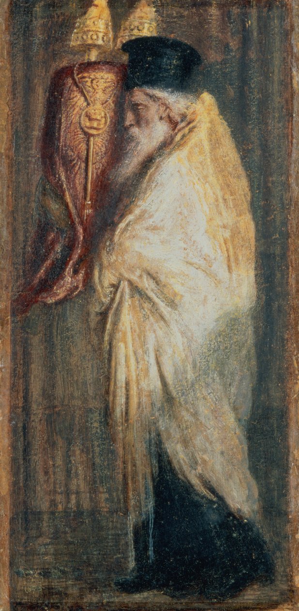 Aronne con il rotolo della legge, 1875 da Simeon Solomon