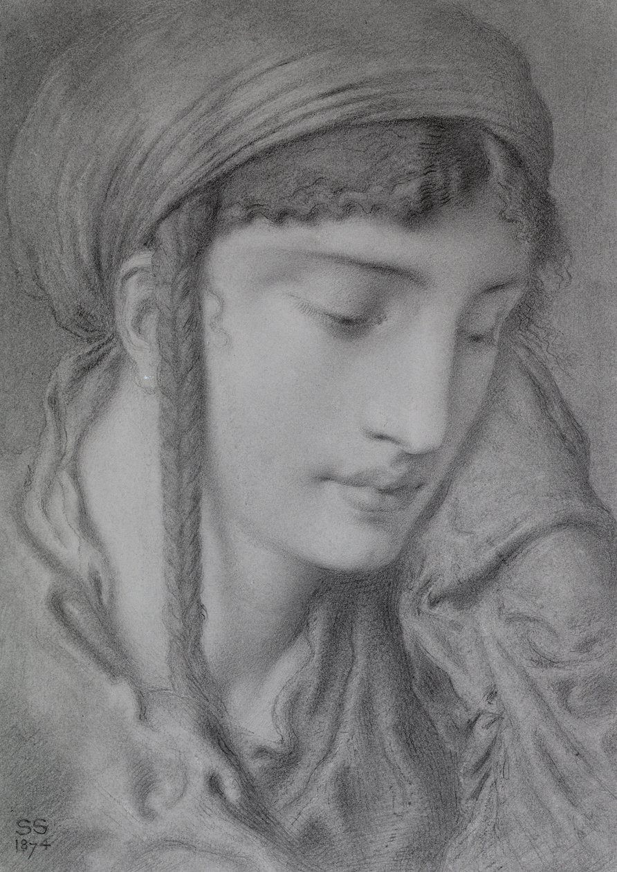 Una ragazza ebrea da Simeon Solomon