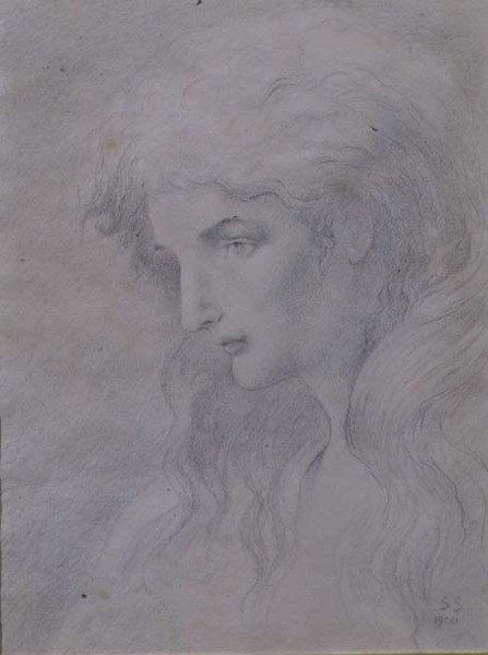 Testa allegorica da Simeon Solomon