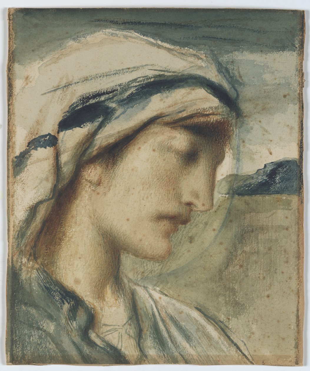 Figura con foulard da Simeon Solomon